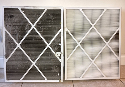Dirty and clean filters